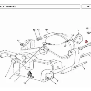 Millat Massey Ferguson Tractor Spare Part BOLT M 16 L 7514078114078 - Massey Ferguson tractor spare part