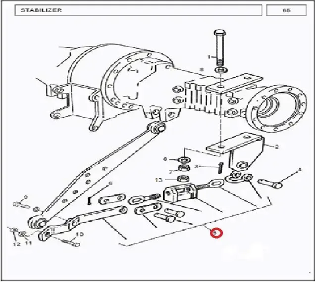 Diagram reference for Millat Massey Ferguson Tractor Spare Part 9 CHAINASSYOUTER MF 375 8130091813009 YD - Massey Ferguson tractor spare part