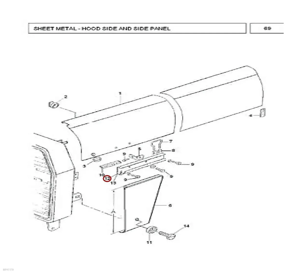 Millat Massey Ferguson Tractor Spare Part CHANNELLH 23313123313 YD - Massey Ferguson tractor spare part
