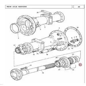 Millat Massey Ferguson Tractor Spare Part COLLAR 101071180596 - Massey Ferguson tractor spare part
