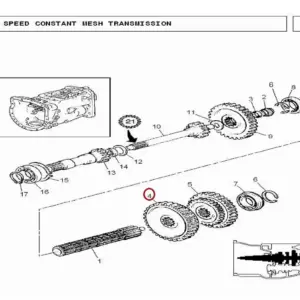 Millat Massey Ferguson Tractor Spare Part GEAR 44 T 1202911682688 - Massey Ferguson tractor spare part