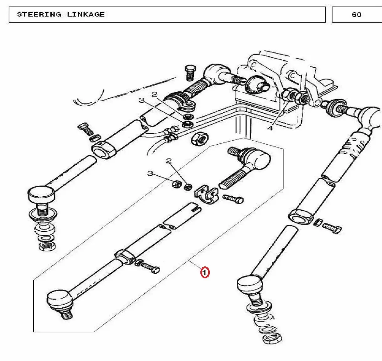 Diagram reference for Millat Massey Ferguson Tractor Spare Part DRAGLINKASSY 2401602111860411 - Massey Ferguson tractor spare part