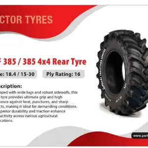 Millat Massey Ferguson Tractor Spare Part 5 REAR TYRE 1841530 MF 385 1530151153015 COPY - Massey Ferguson tractor spare part