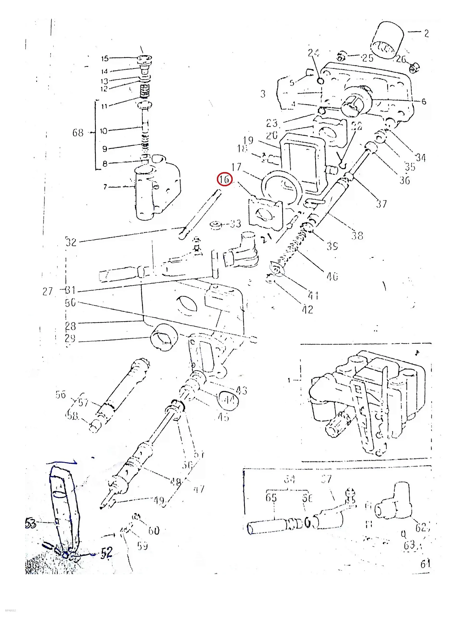 Millat Massey Ferguson Tractor Spare Part 24 BLOCK 1180924 - Massey Ferguson tractor spare part