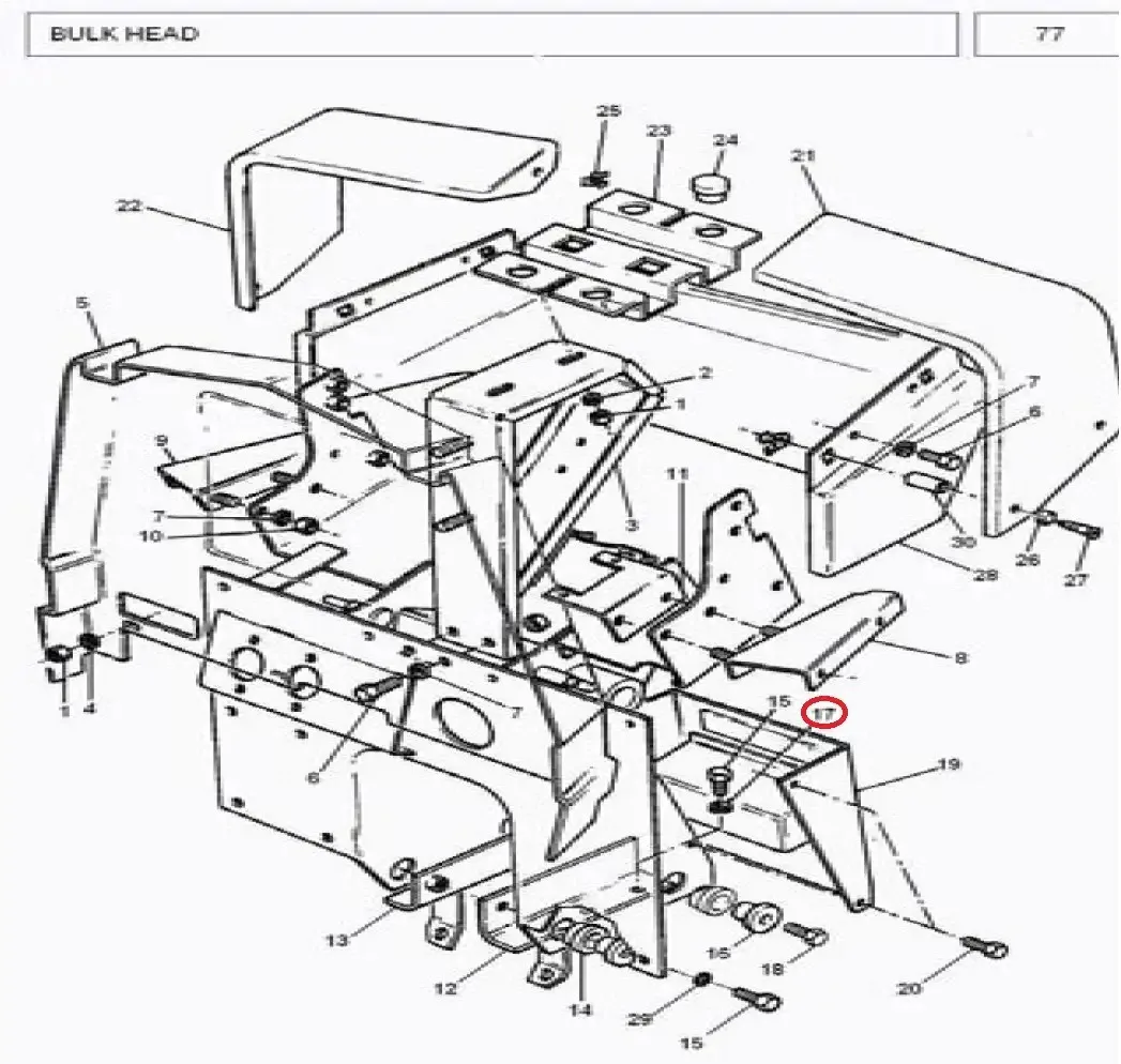 Diagram reference for Millat Massey Ferguson Tractor Spare Part 1 WASHER LOCKM 101631811163181 - Massey Ferguson tractor spare part