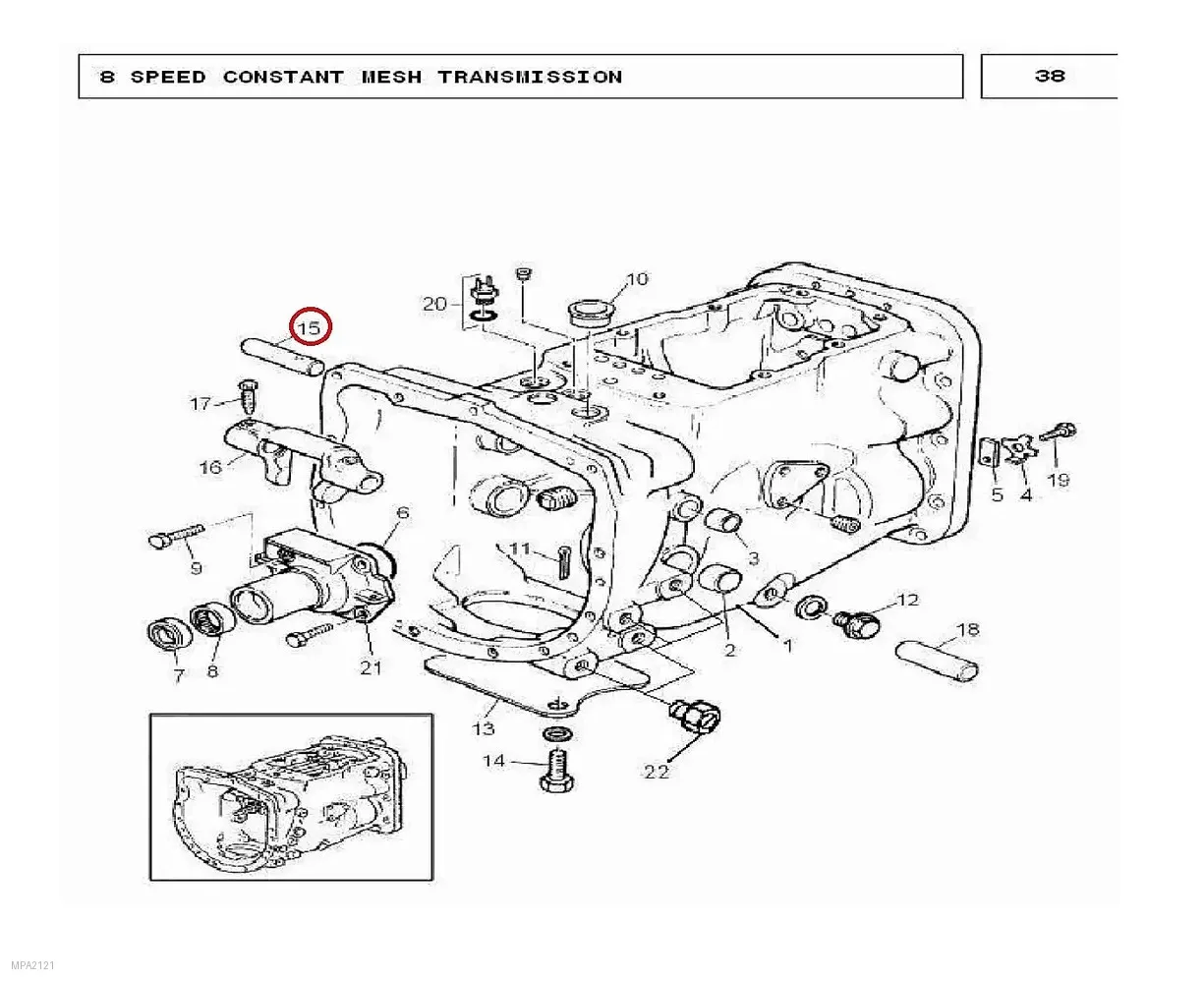 Millat Massey Ferguson Tractor Spare Part SHAFT CLUTCH 121221180444 - Massey Ferguson tractor spare part