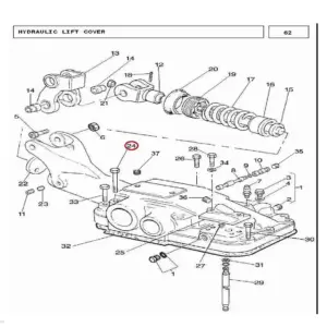 Millat Massey Ferguson Tractor Spare Part BOLT HYDLIFT COVER 26095126095 - Massey Ferguson tractor spare part