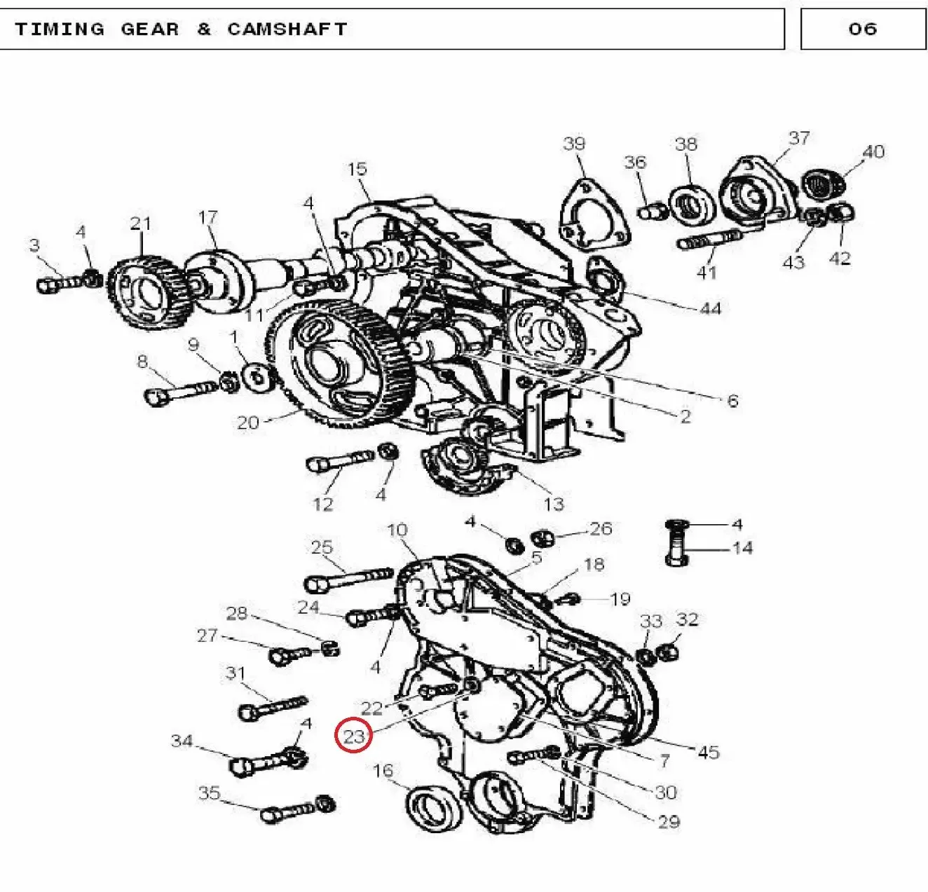Diagram reference for Millat Massey Ferguson Tractor Spare Part WASHER ID 1310 OD 1905 T 26418565133117123 - Massey Ferguson tractor spare part