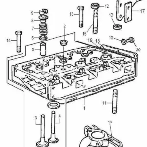 Millat Massey Ferguson Tractor Spare Part HEADCYLD 24035018300118300 - Massey Ferguson tractor spare part