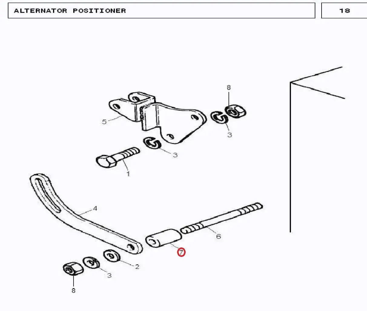 Diagram reference for Millat Massey Ferguson Tractor Spare Part SPACER 18069133135423 - Massey Ferguson tractor spare part