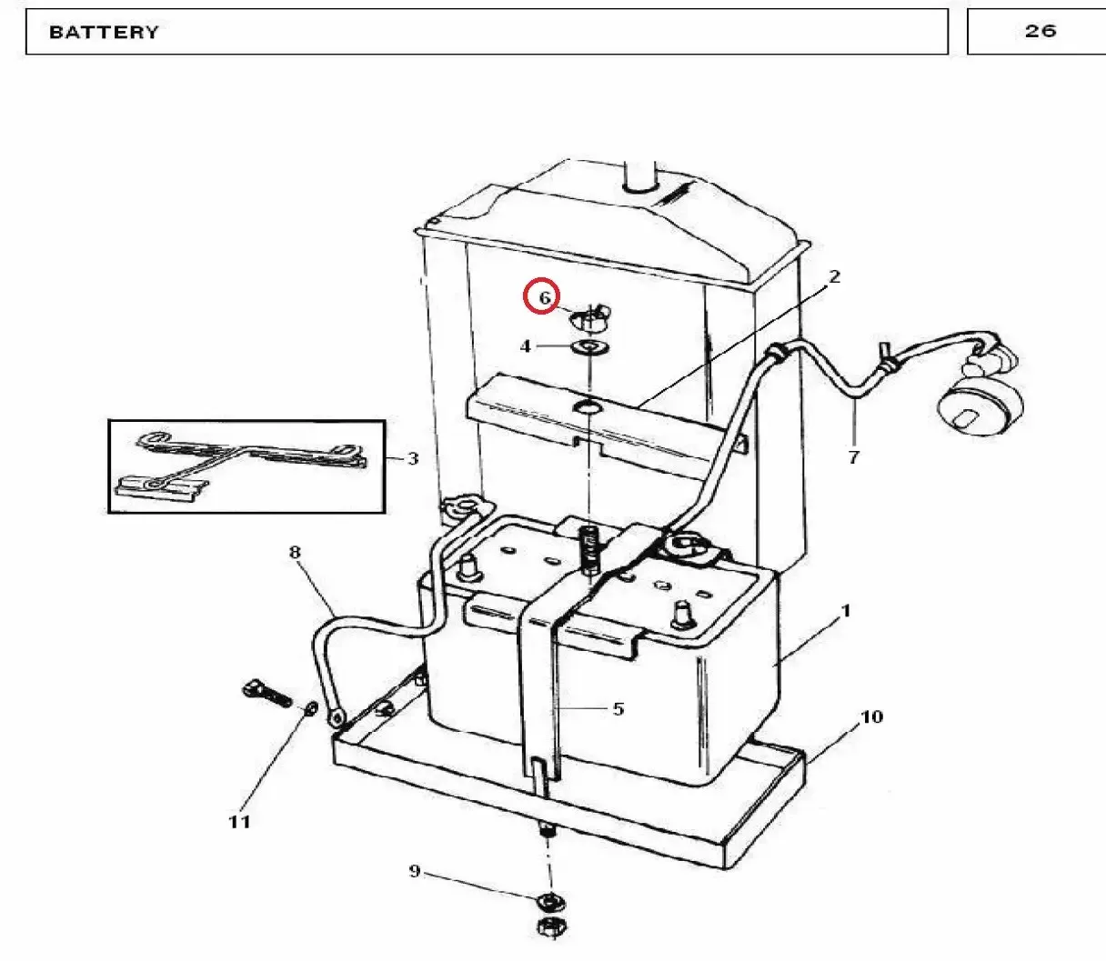 Diagram reference for Millat Massey Ferguson Tractor Spare Part NUT WINGWITH WASHER 31007131007 - Massey Ferguson tractor spare part