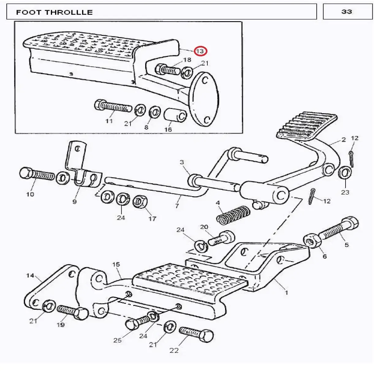 Diagram reference for Millat Massey Ferguson Tractor Spare Part RESTFOOTLH 1307411672928 - Massey Ferguson tractor spare part