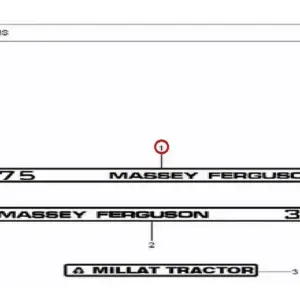 Millat Massey Ferguson Tractor Spare Part 5 EMBLEMHOODLH 37548600513595629 L - Massey Ferguson tractor spare part