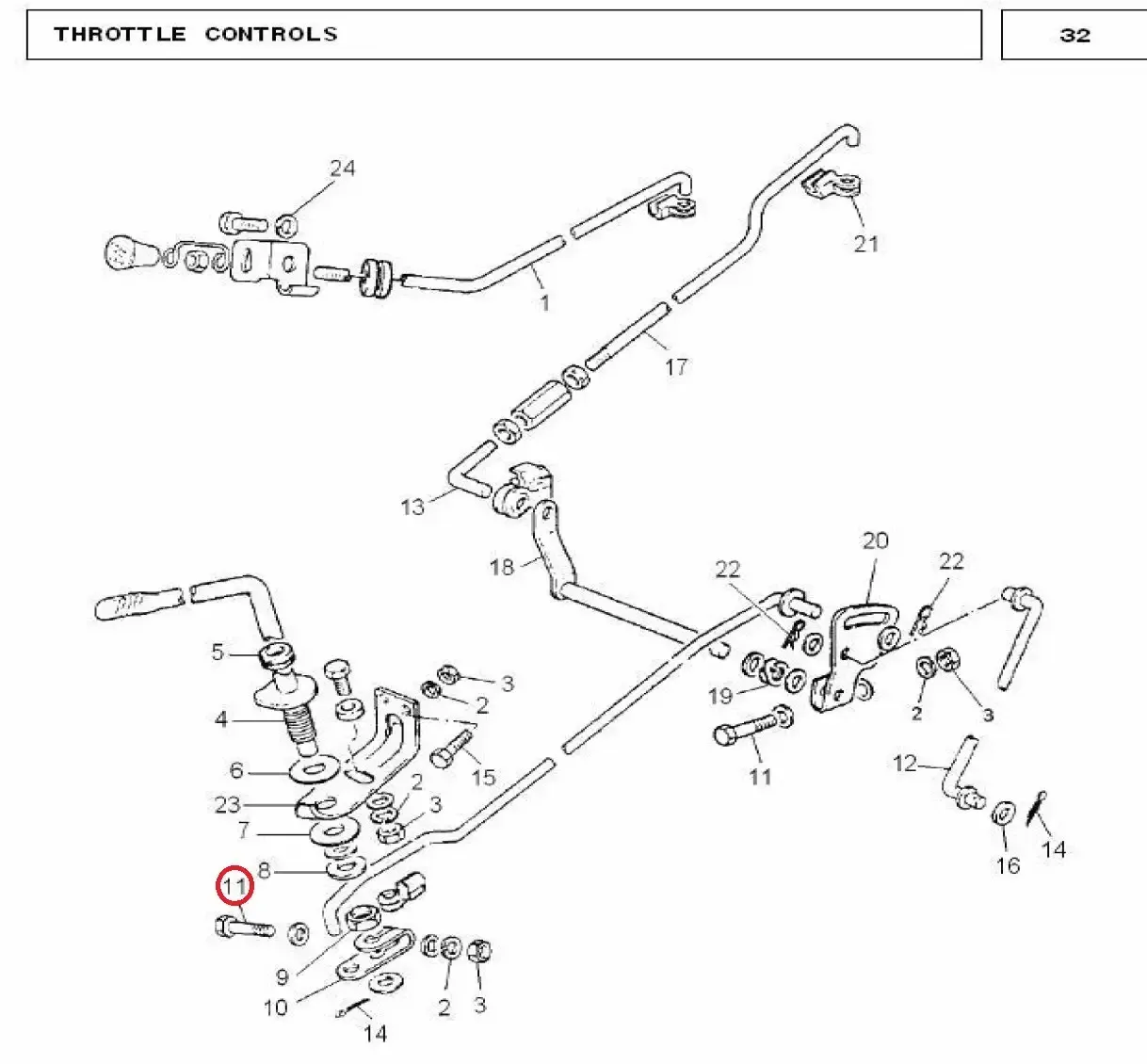 Diagram reference for Millat Massey Ferguson Tractor Spare Part BOLT 1428 X 11413022113022 - Massey Ferguson tractor spare part