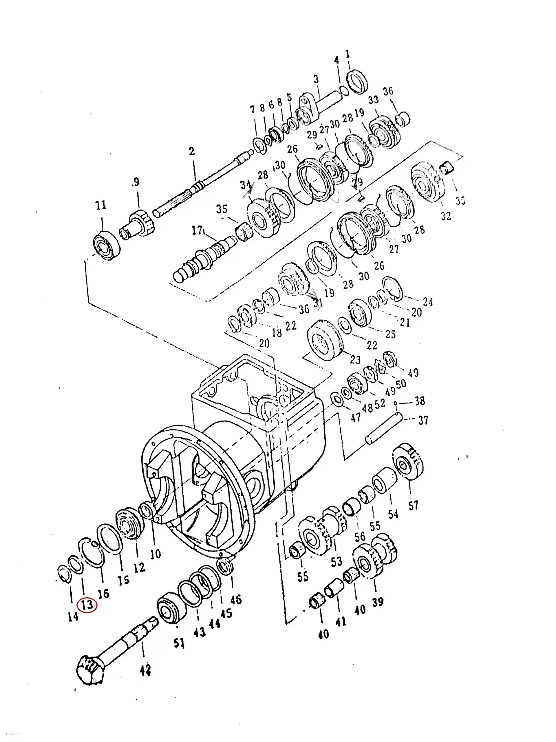 Millat Massey Ferguson Tractor Spare Part GEAR PIN 1210111860767 - Massey Ferguson tractor spare part