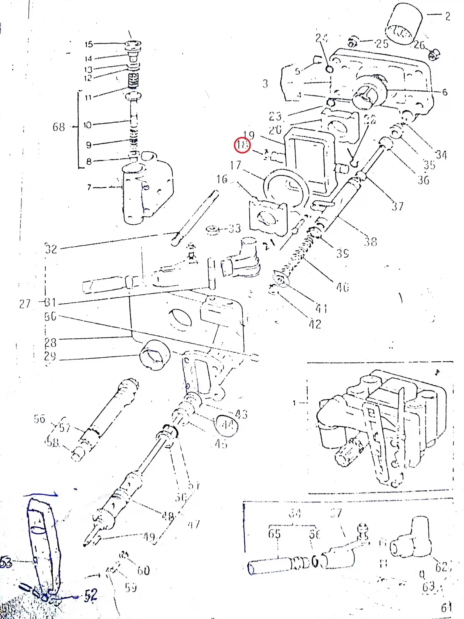Diagram reference for Millat Massey Ferguson Tractor Spare Part RING HYD 271751897493 L - Massey Ferguson tractor spare part