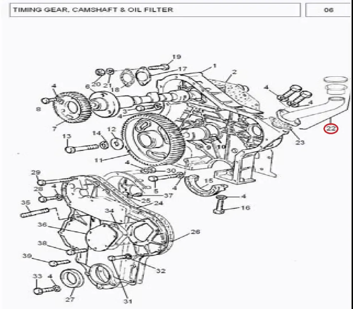 Diagram reference for Millat Massey Ferguson Tractor Spare Part 2 FILLERLUBOILWITHLOCKINGNECK 2601851321185132 - Massey Ferguson tractor spare part