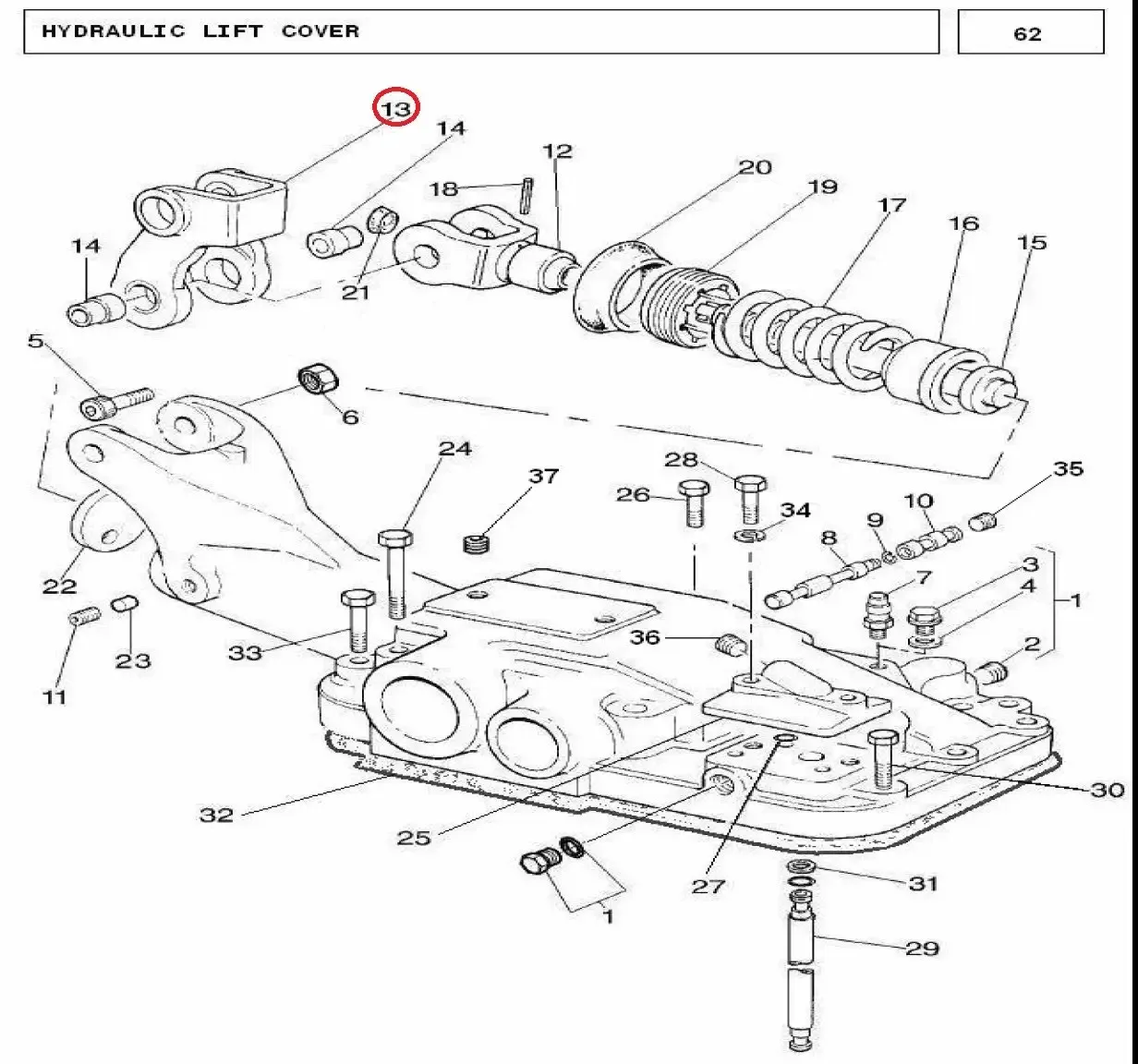 Diagram reference for Millat Massey Ferguson Tractor Spare Part LINK 2605411662692 - Massey Ferguson tractor spare part