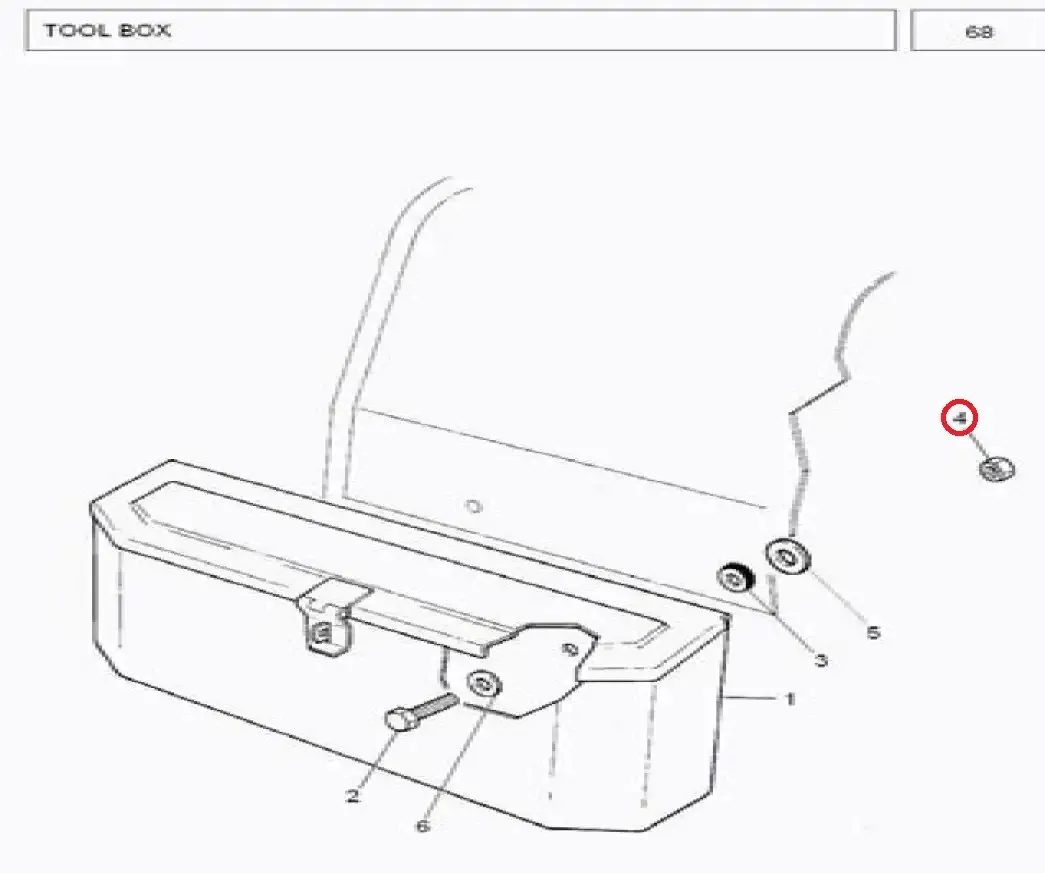 Diagram reference for Millat Massey Ferguson Tractor Spare Part NUT 3899015199015 - Massey Ferguson tractor spare part