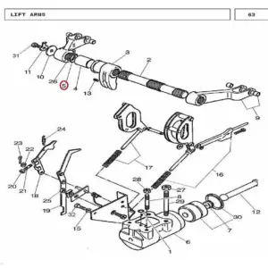 Millat Massey Ferguson Tractor Spare Part O RING 26117126117 - Massey Ferguson tractor spare part