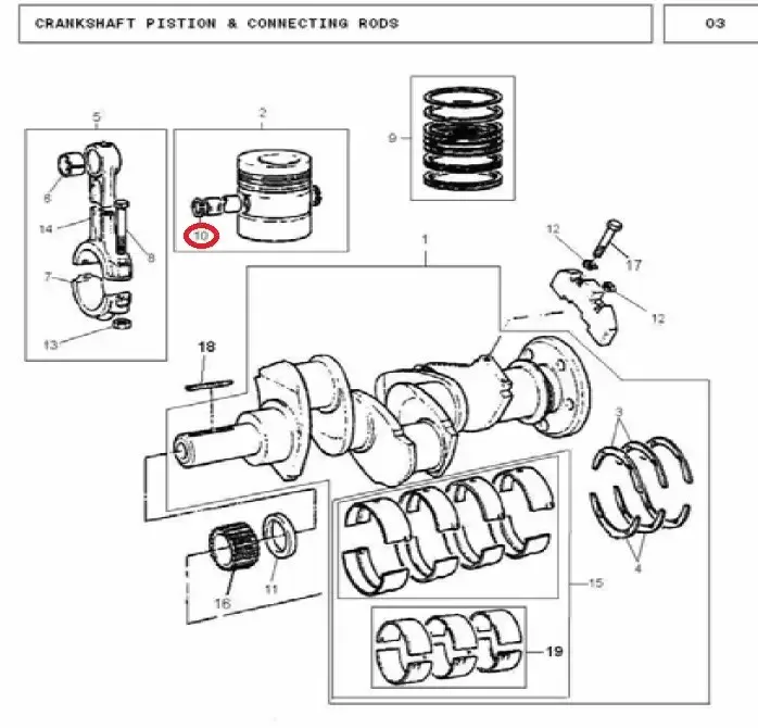 Diagram reference for Millat Massey Ferguson Tractor Spare Part CLIP 18632118632 - Massey Ferguson tractor spare part