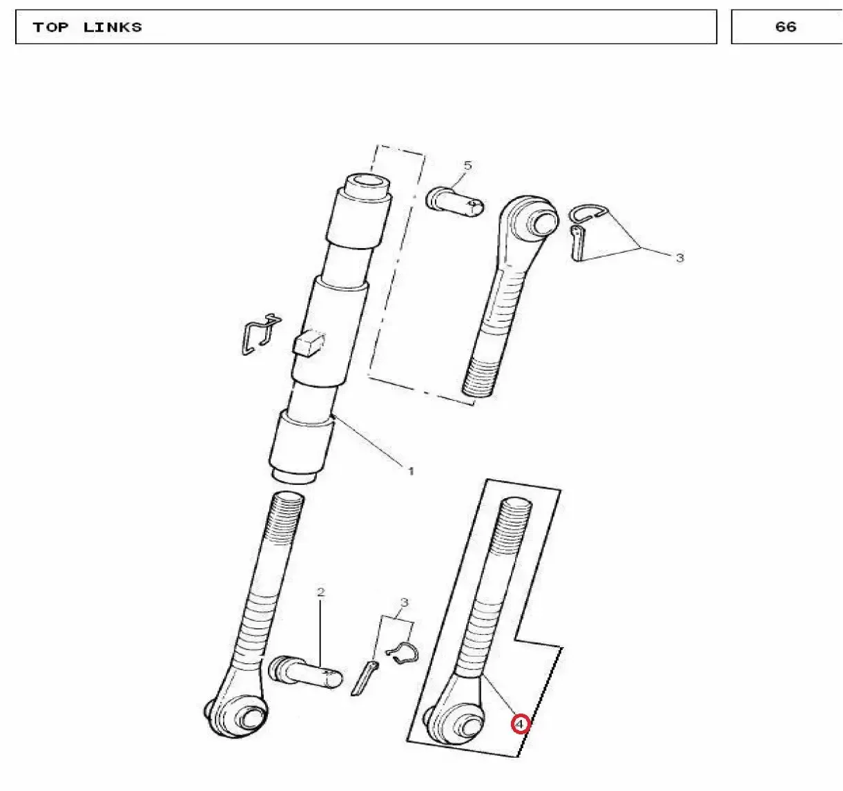 Diagram reference for Millat Massey Ferguson Tractor Spare Part ASSYENDIMPLEMENTCAT 2250301183615 - Massey Ferguson tractor spare part