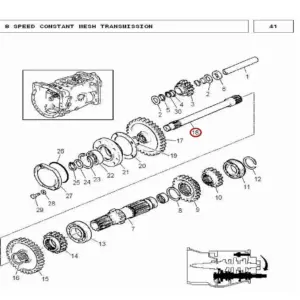 Millat Massey Ferguson Tractor Spare Part SHAFT PTO 1204711868533 - Massey Ferguson tractor spare part