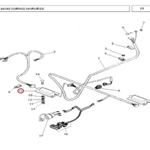 Millat Massey Ferguson Tractor Spare Part COVER HARNESS 2403211679525 - Massey Ferguson tractor spare part
