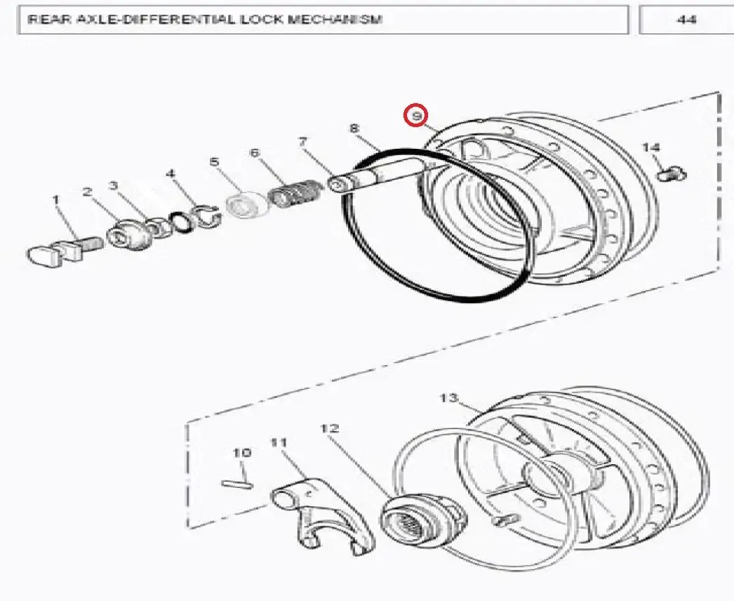 Diagram reference for Millat Massey Ferguson Tractor Spare Part 1 PLATE RH 10339111860881 - Massey Ferguson tractor spare part
