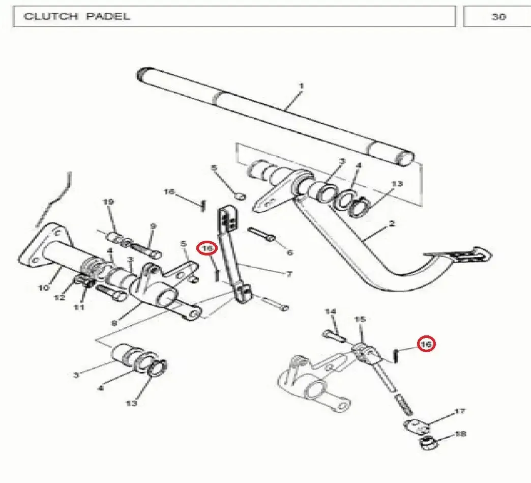Diagram reference for Millat Massey Ferguson Tractor Spare Part 2 PIN SPLIT 1130821113082 - Massey Ferguson tractor spare part