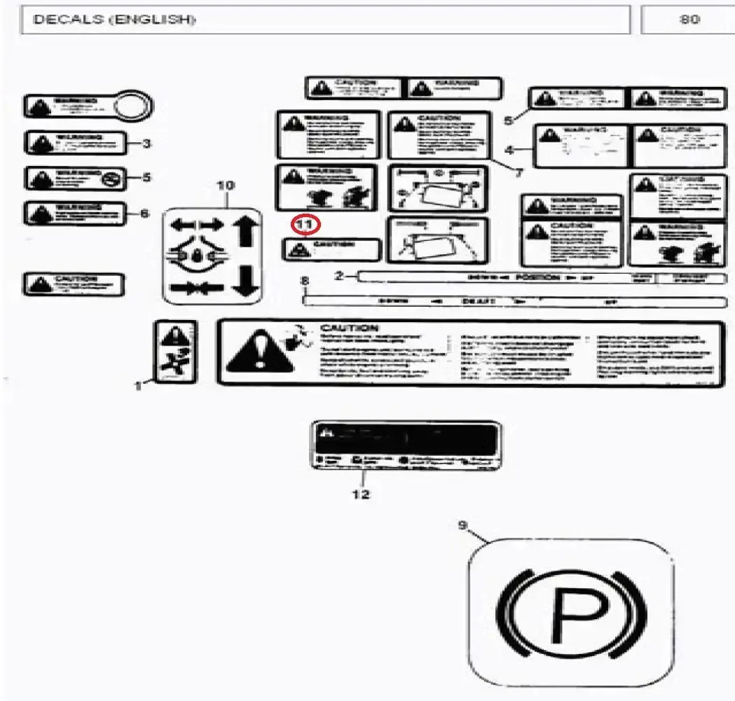 Diagram reference for Millat Massey Ferguson Tractor Spare Part DECALELECT 3596761 M 1 MF 375 P 33019133019 - Massey Ferguson tractor spare part