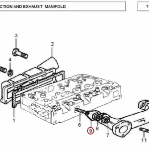 Millat Massey Ferguson Tractor Spare Part GASKET 18028136862198 - Massey Ferguson tractor spare part
