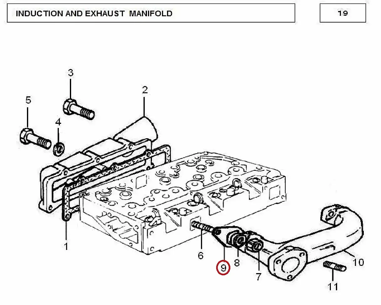 Millat Massey Ferguson Tractor Spare Part GASKET 18028136862198 - Massey Ferguson tractor spare part