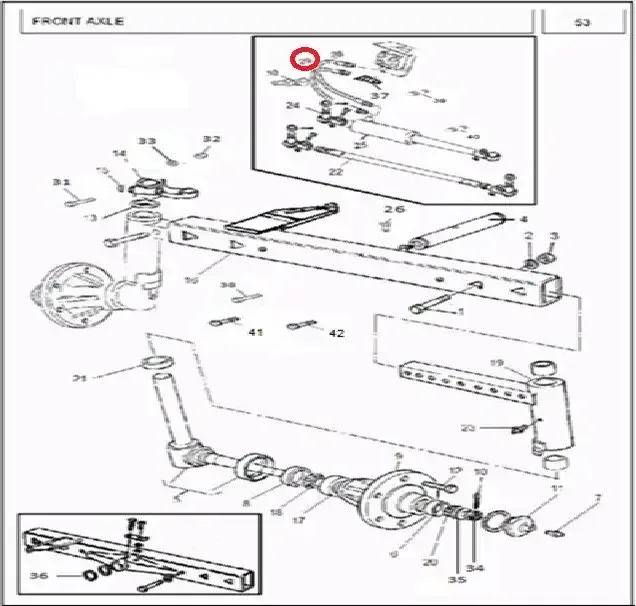 Diagram reference for Millat Massey Ferguson Tractor Spare Part 6 HOSE STGUNITTOCYLLARGE 3503601680561168056 - Massey Ferguson tractor spare part