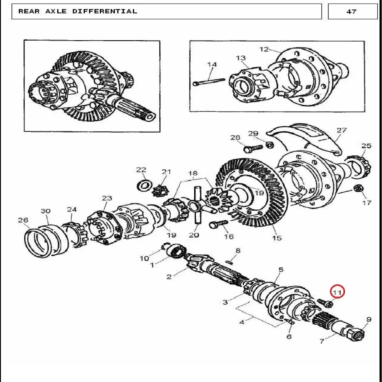 Diagram reference for Millat Massey Ferguson Tractor Spare Part BOLT PIN IONSLEEVE 10033110033 - Massey Ferguson tractor spare part