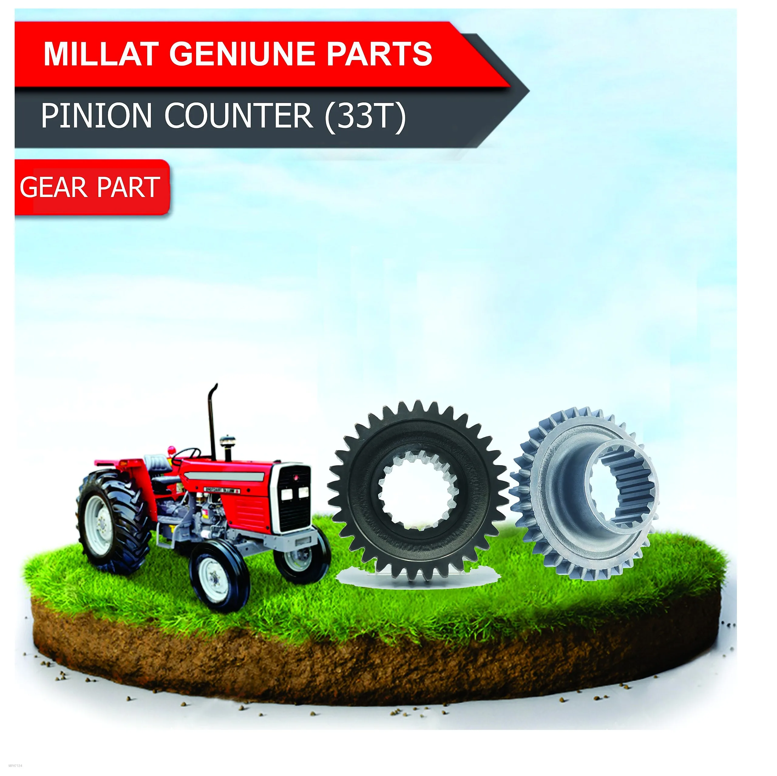 Millat Massey Ferguson Tractor Spare Part PIN ION 33 THATHIPAIR 120181180415 - Massey Ferguson tractor spare part