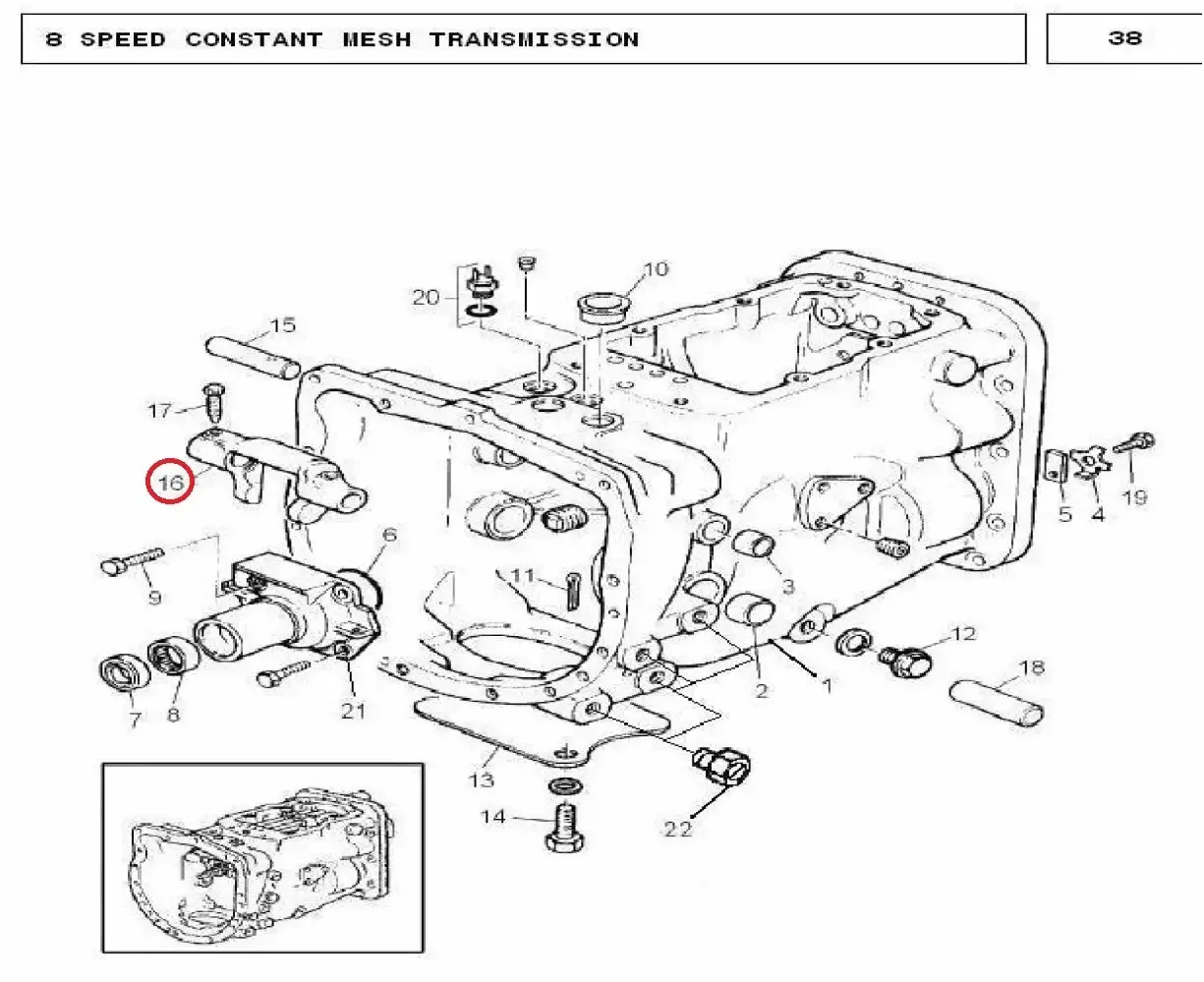 Diagram reference for Millat Massey Ferguson Tractor Spare Part FORKCLUTCH 121181886719 - Massey Ferguson tractor spare part