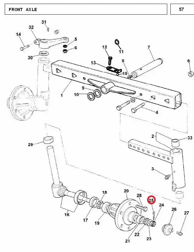 Diagram reference for Millat Massey Ferguson Tractor Spare Part PIN COTTER 14092114092 - Massey Ferguson tractor spare part