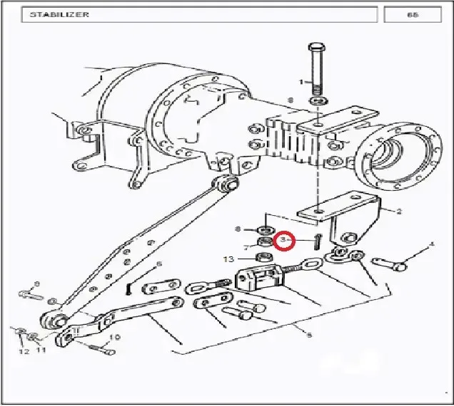 Diagram reference for Millat Massey Ferguson Tractor Spare Part 8 CLEVIS PIN 8130181813018 - Massey Ferguson tractor spare part