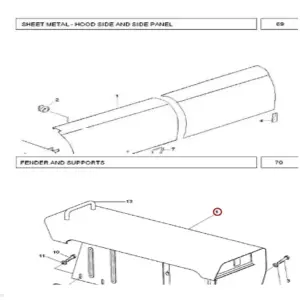 Millat Massey Ferguson Tractor Spare Part FENDERRH MF 240 2603503603430711679373 F - Massey Ferguson tractor spare part