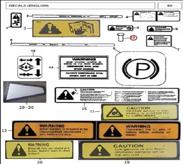 Diagram reference for Millat Massey Ferguson Tractor Spare Part RIVET 71005171005 - Massey Ferguson tractor spare part