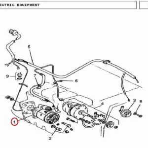 Millat Massey Ferguson Tractor Spare Part STARTER MOTOR 2402400111680065 - Massey Ferguson tractor spare part