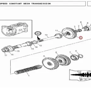 Millat Massey Ferguson Tractor Spare Part GEAR 41 T 1203611682690 - Massey Ferguson tractor spare part