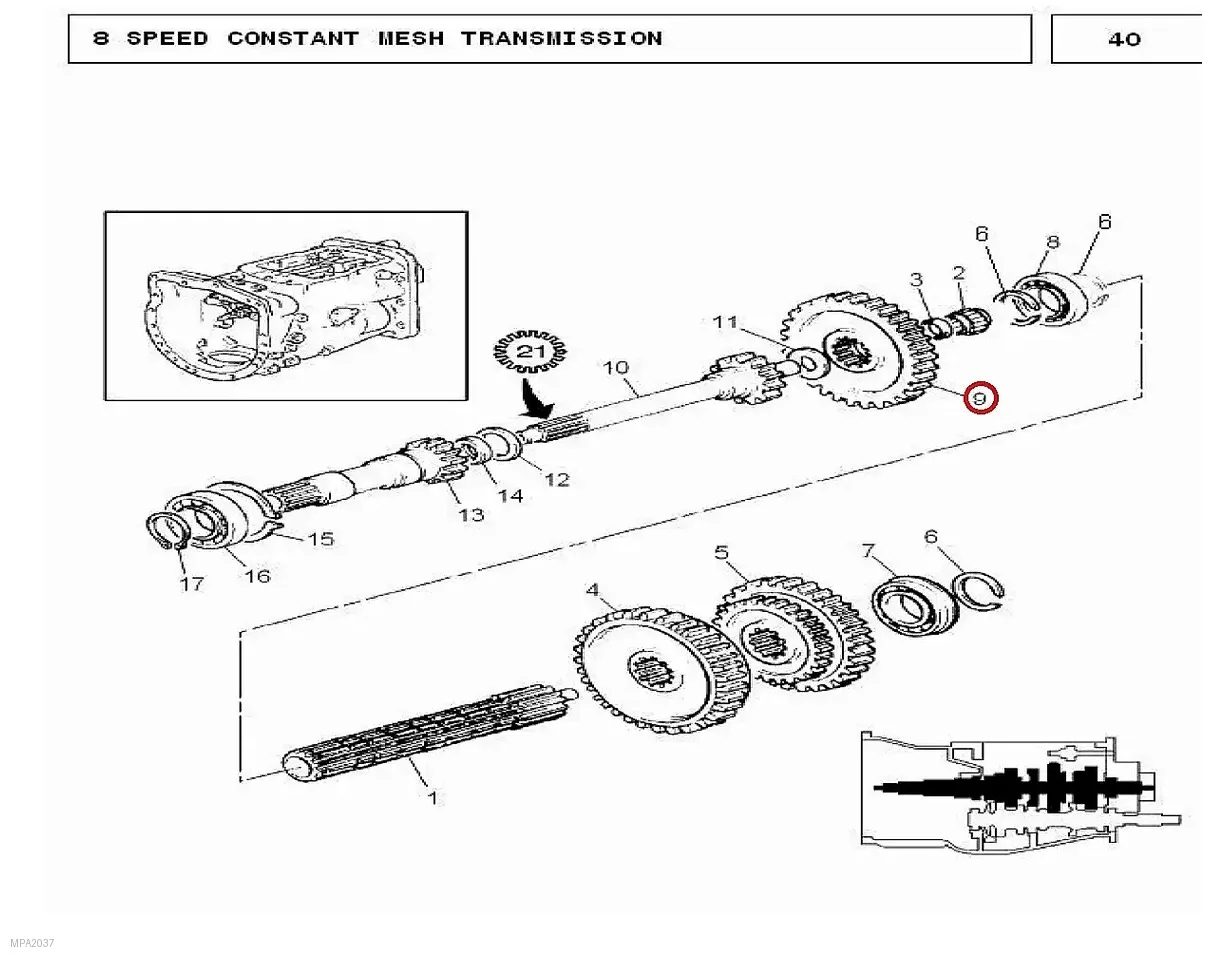 Millat Massey Ferguson Tractor Spare Part GEAR 41 T 1203611682690 - Massey Ferguson tractor spare part