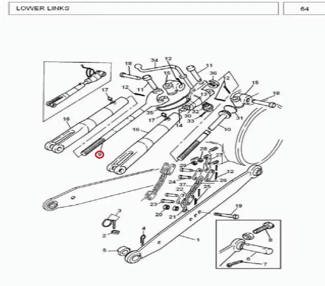 Diagram reference for Millat Massey Ferguson Tractor Spare Part 1 YOKE 2603852530711897655 - Massey Ferguson tractor spare part