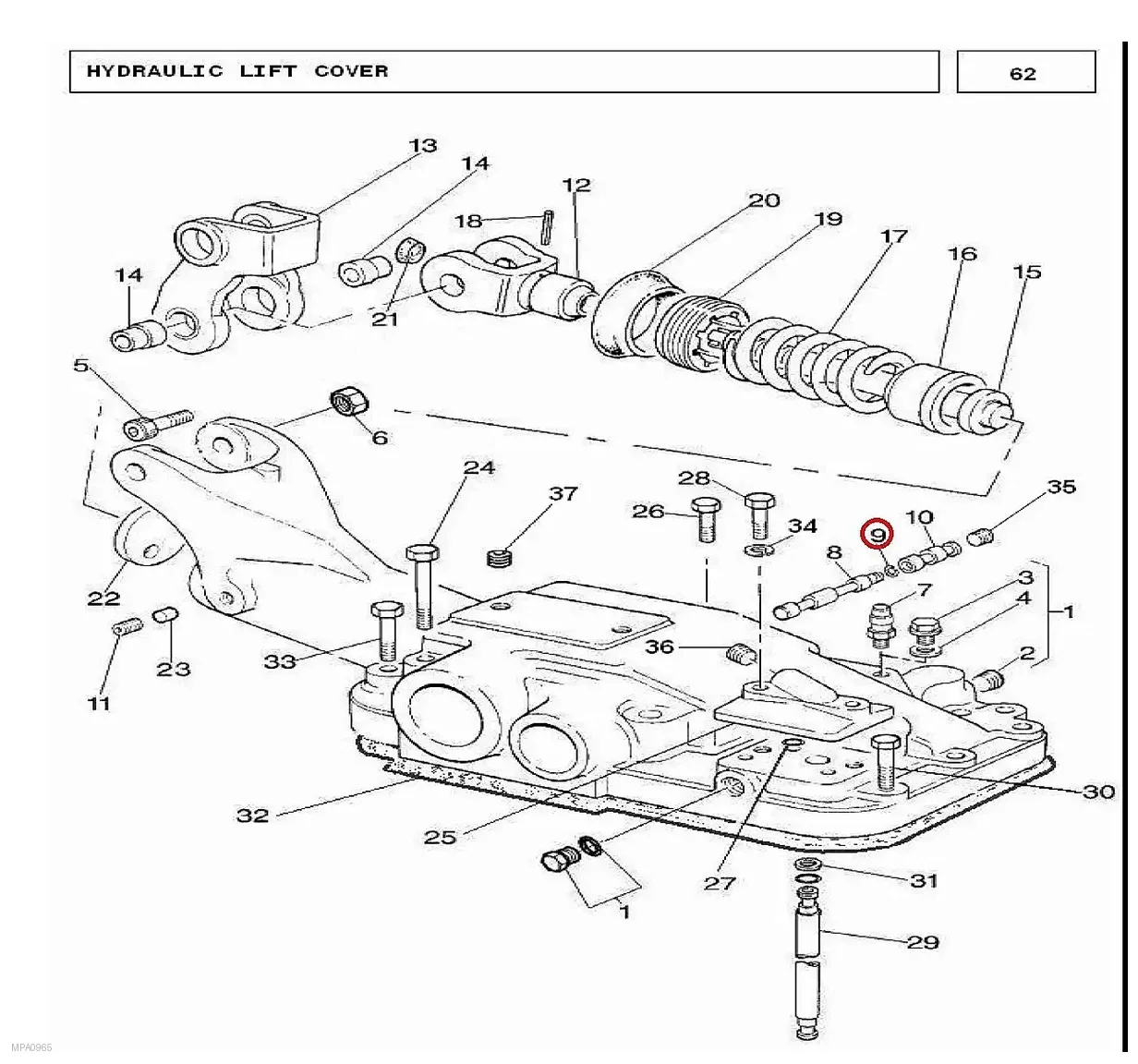 Millat Massey Ferguson Tractor Spare Part SNAP RING 26034126034 - Massey Ferguson tractor spare part