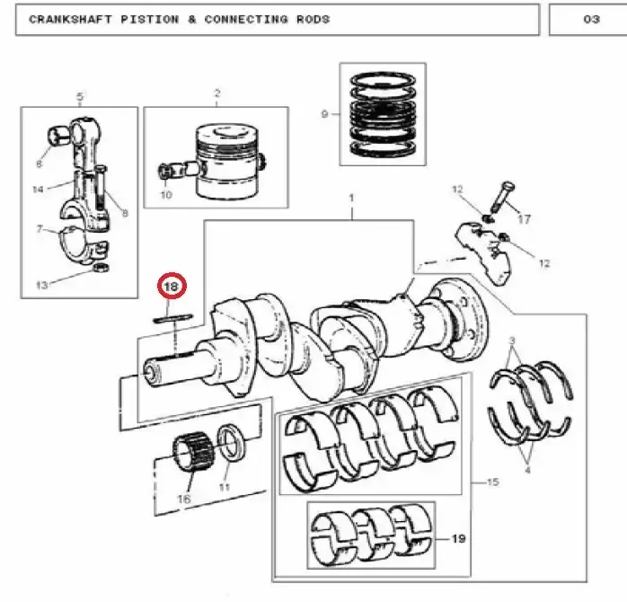 Diagram reference for Millat Massey Ferguson Tractor Spare Part KEY 18163136271704 - Massey Ferguson tractor spare part