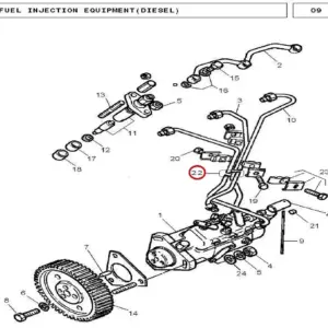 Millat Massey Ferguson Tractor Spare Part PIPE CYL 31809513521 E 021 - Massey Ferguson tractor spare part