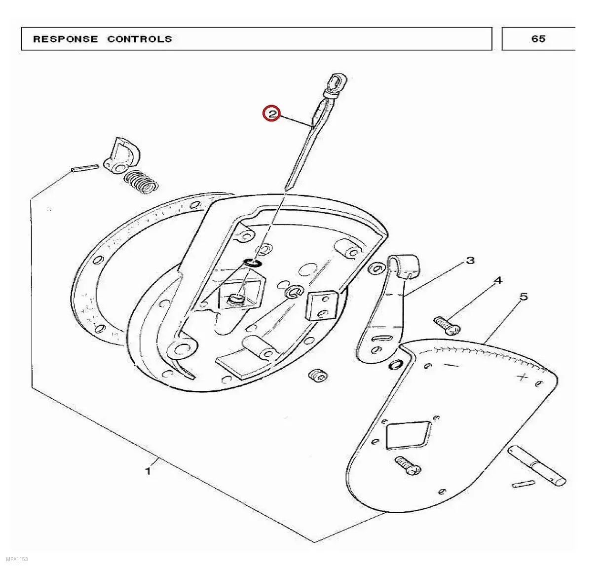 Millat Massey Ferguson Tractor Spare Part DIPSTICKHYD 2608711665962 - Massey Ferguson tractor spare part
