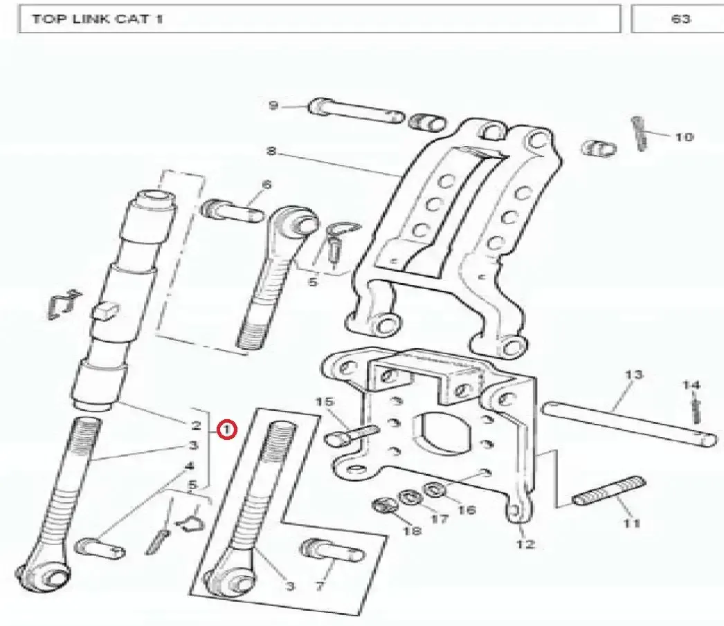 Diagram reference for Millat Massey Ferguson Tractor Spare Part 1 LINKTOP MF 375 3852602530911893439 - Massey Ferguson tractor spare part
